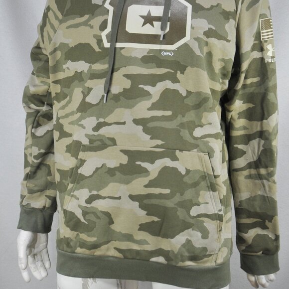 Under Armour UFL Freedom Hoodie 2XL Loose fit Official Merchandise Camo NWT - Picture 5 of 7